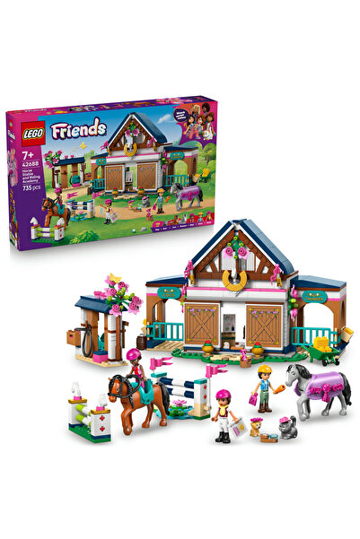 LEGO ® Friends ǀ Grajd de cai și academie de echitație 42688