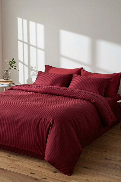 TRENDYOLMİLLA HOME Doppeltes Bettbezug-Set mit Weihnachtsmotiv aus Baumwollsa...