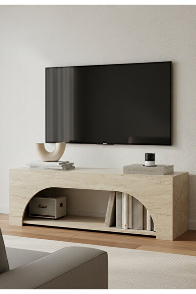 Skandi homeworks Batal MDF Traverten TV Ünitesi