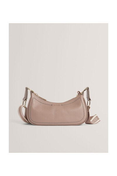 Ted Baker Szövetpántos kis bőr válltáska