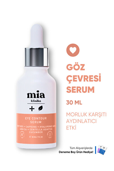 mia klinika Morluk Ve Kırışıklık Karşıtı Aydınlatıcı Göz Çevresi Bakım Serumu