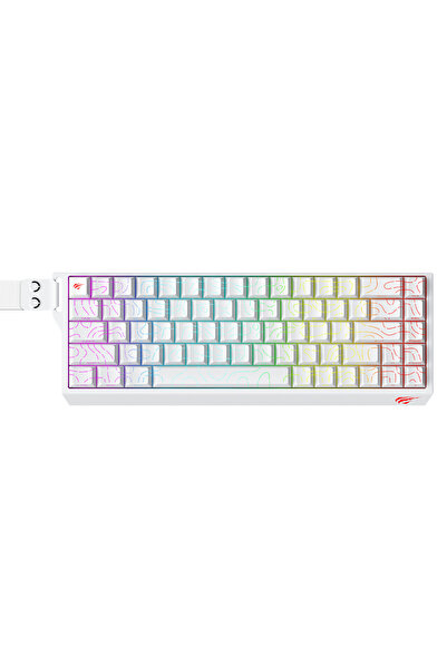 Havit Gamenote KB922L RGB Mekanik Klavye 68 Tuş PBT Keycap Full Rollover Many...