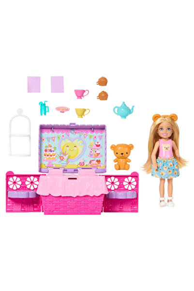 Barbie ® Chelsea Tea Party | Barbie Family and Friends Tea Party pop-up set z...