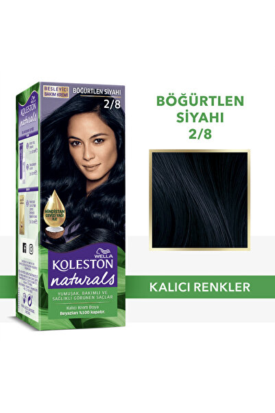 Wella Koleston Naturals 2/8 Böğürtlen Siyah Saç Boyası