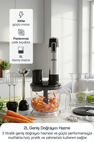 Sinbo SHB 3114 Multi Blender Seti