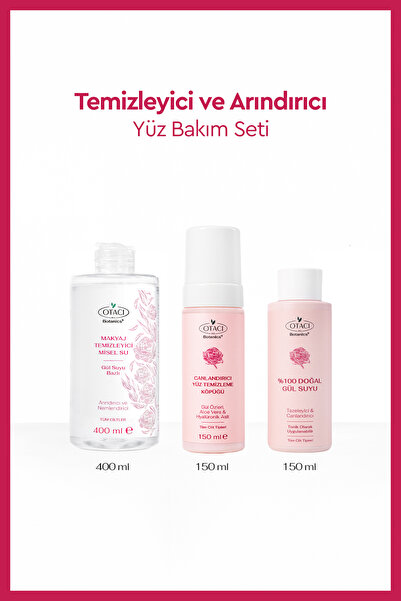 Otacı Temizleyici ve Arındırıcı Yüz Bakım Seti