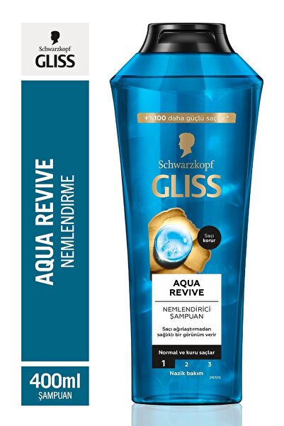 Gliss Saç Bakımı Aqua Revive Nemlendirici Şampuan, 400 ml