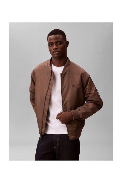 Calvin Klein Jeans LV04RC526G 9O9 L LS NYLON BOMBER JACKET