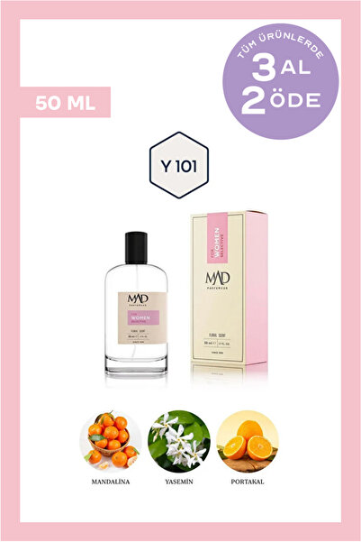Mad Parfüm Mad Y101 Selective 50 ml Kadın Parfüm | Çiçeksi & Odunsu Notalar