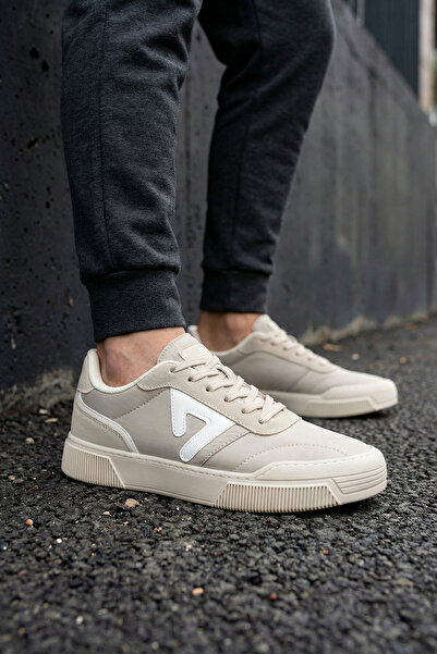 DARK SEER DS Midas Beige-weiße Herren-Sneaker, Freizeit-Sportschuhe