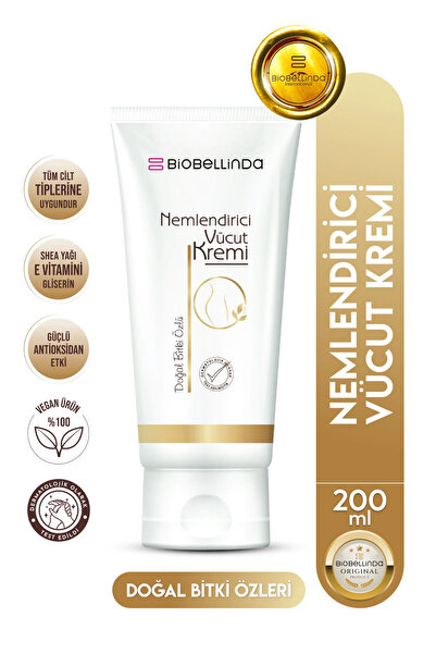 BioBellinda Doğal Besleyici Nemlendirici Vücut Kremi 200 ml