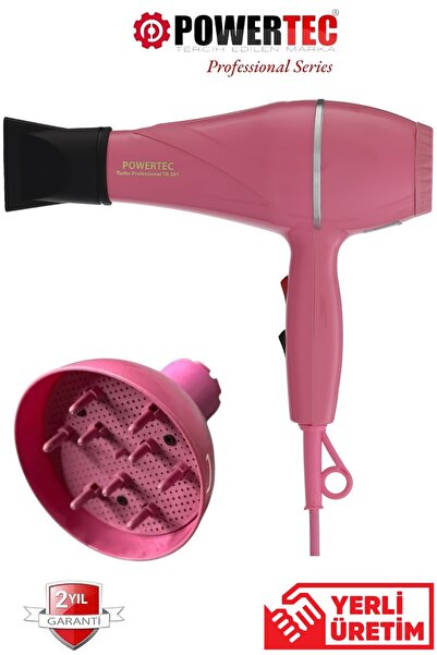 POWERTEC Tr-501+Professional Hair Dryer and Blow Dryer with Colorful Volume D...