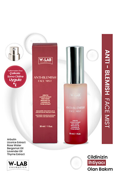 W-Lab Kozmetik Anti-Blemish Face Mist Sivilce, Leke Karşıtı  ve Gözenek Sıkıl...