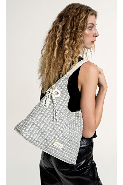 Pierre Cardin Limited Edition White Digital Monogram Women's Shoulder Bag 05P...