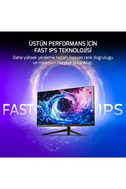 GamePower Sonic T80 27" Flat Fast IPS 180HZ 0.5Ms QHD 2K Gaming Monitör (Sıfır Ölü Piksel Garantili)
