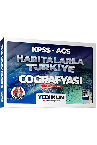 Yediiklim Yayınları 2026 KPSS AGS Haritalarla Türkiye Coğrafyası Hem Konu Hem...