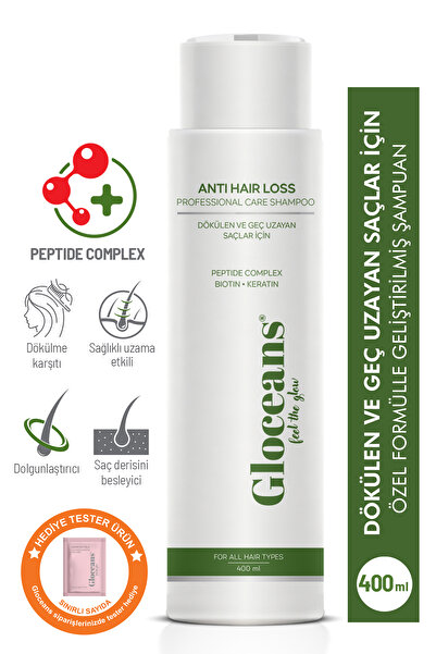 gloceans feel the glow Peptide Complex & Keratin Saç Dökülmesine Karşı Sağlık...