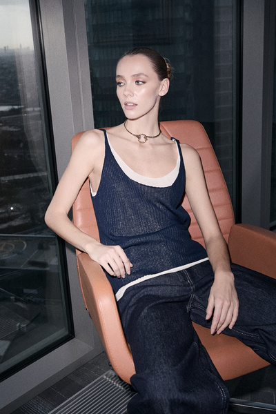 Trendyol Collection Ediție limitată, albastru marin, bluză subțire din tricot...