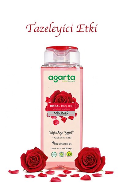 Agarta Doğal Aha Gül Duş Jeli 400 ml