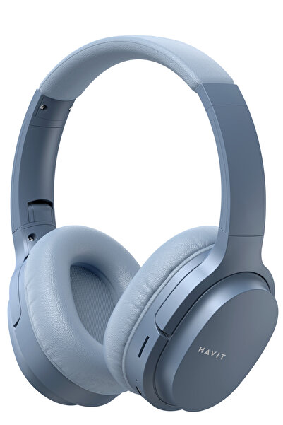 Havit I62 Katlanabilir Kafaüstü Mikrofonlu Bluetooth Kulaklık - Mavi