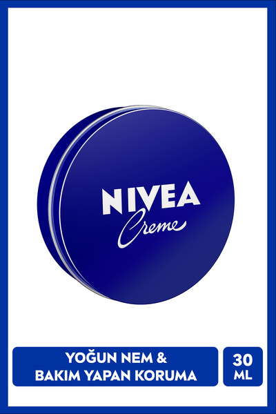 NIVEA Nemlendirici Creme 30ml, Yoğun Nemlendirici, Bakım Yapan Koruma,Eucerit...