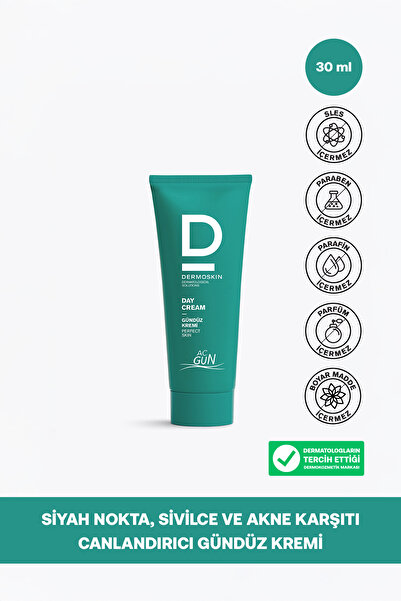 Dermoskin Acgun Onarıcı Gündüz Kremi | Siyah Nokta & Sivilce ve Akne Karşıtı ...