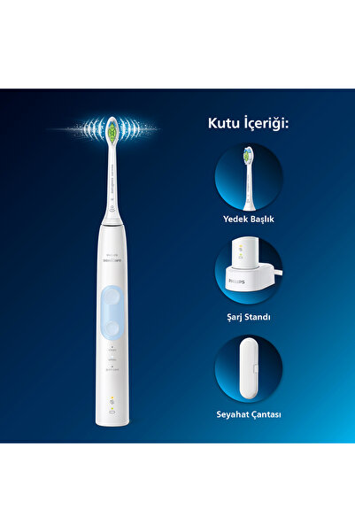 Philips Sonicare Protective Clean 5100 Şarjlı Diş Fırçası, 14 Gün Şarj, Seyahat Kabı, HX6859/29