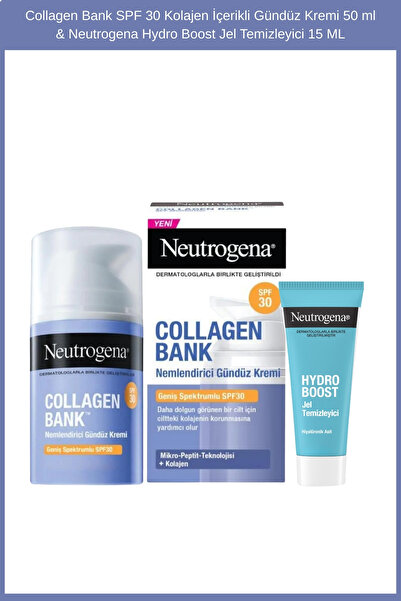 Neutrogena Collagen Bank SPF 30 Kolajen İçerikli Gündüz Kremi 50 ml & Hydro B...