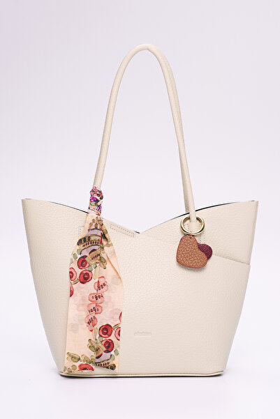 ELATAE Tote Women's Shoulder Bag – with Crossbody Strap, Heart Charm, and Sha...