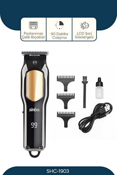 Sinbo SHC-1903 Şarj Edilebilir Saç Kesme Makinesi