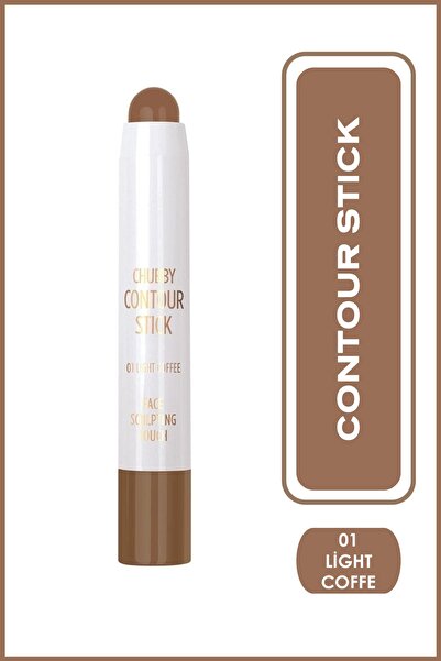 Golden Rose Chubby Contour Stick No: 01 Light Coffee - Mat Saten Stik Kontür