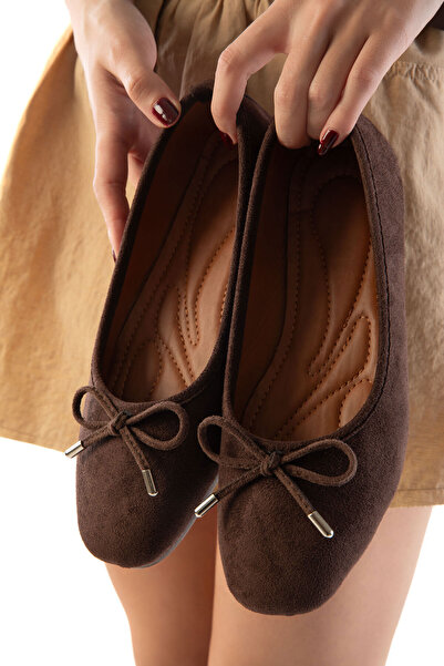 SOHO Kahve Süet Kadın Babet 21353