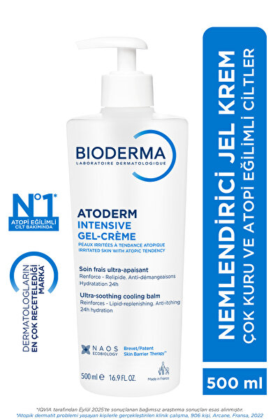 Bioderma Atoderm Intensive Gel-Cream Nemlendirici Jel Krem 500 ml