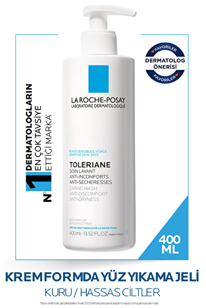 La Roche Posay Toleriane Caring Kuru ve Hassas Ciltler İçin Krem Temizleyici ...
