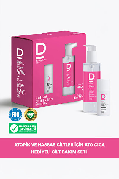 Dermoskin Ato Cica Sensitive Skin Care Set |   Exosome Moisturizing Cream |  ...