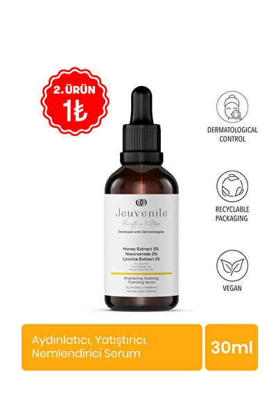 Jeuvenile Honey %3 Serum – Niacinamide & Bal Özü ile Bariyer Onarıcı Serum