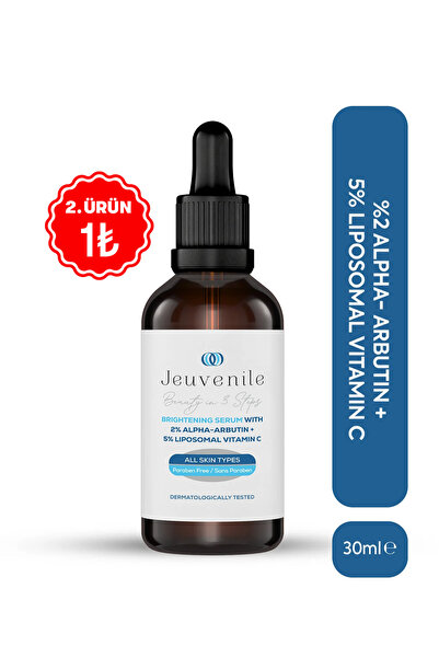 Jeuvenile Leke Karşıtı & Ton Eşitleyici (Alfa Arbutin + Liposomal C Vitamini ...