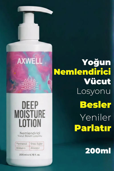 AXWELL Yoğun Nemlendirici Bakım Losyonu & Deep Moısture Lotıon