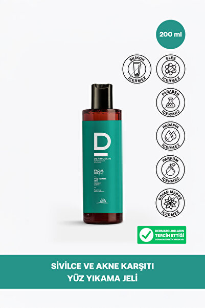 Dermoskin Acgun Sivilce ve Akne Karşıtı Yüz Yıkama Jeli | Yüz Temizleyicileri...