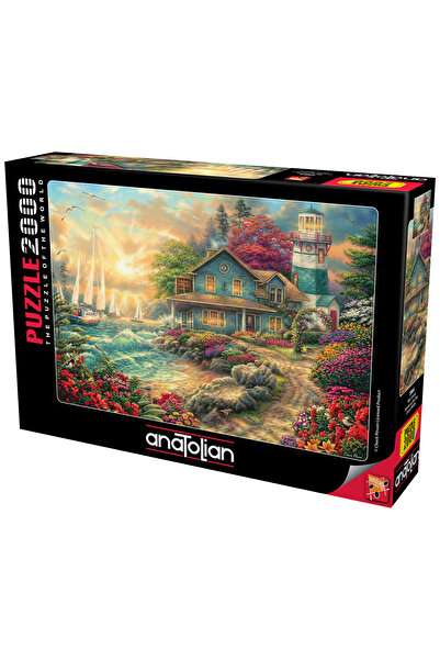 Anatolian Puzzle 2000 Parça Yapboz Puzzle - Mavi Konak 3964
