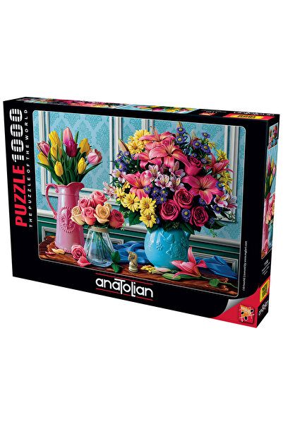 Anatolian Puzzle 1000 Parça Yapboz Puzzle - Rengarenk Buketler 1130