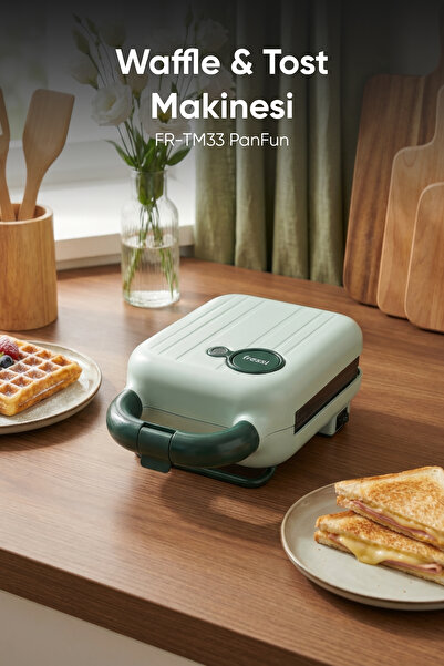 Fressi Tost Ve Waffle Makinesi | Çıkarabilir Yapışmaz Plakalı | 5 Ayrı Plaka ...