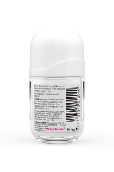 Sebamed Balsam Roll-On Deodorant 50 ml Kadın Erkek Hassas Ciltlere Özel 48 Saat Etkili Ter Önleyici Unisex