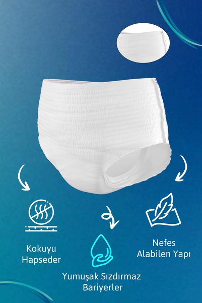 TENA ProSkin Pants Maxi Emici Külot 8 Damla M - 10'lu 4 Paket (40 Adet)