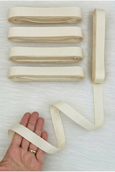 ZEYMERADE Off-White Grosgrain Ribbon 2 cm 10 Mt, Bundle Dowry Wedding Birthda...