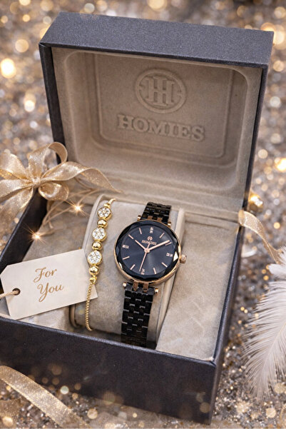 Homies Kadın Kol Saati Orjinal Garantili Sevgililer Günü İçin Hediyelik Kutus...