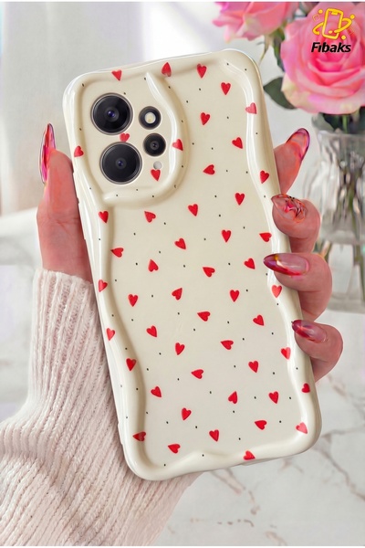 Fibaks غطاء حماية من السيليكون لهاتف Redmi Note 12 مع حماية للكاميرا وحواف مم...