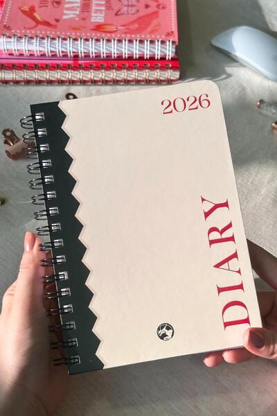 Le Color Agendă săptămânală 2026 Spiralată A5 12 luni Bold