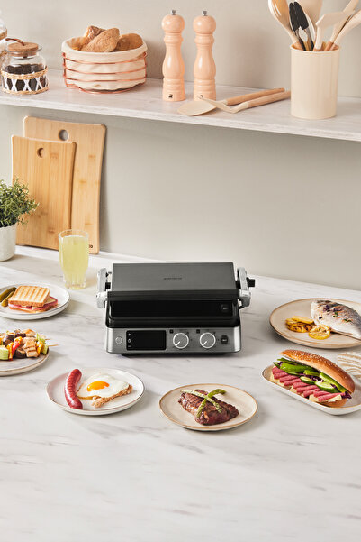 Karaca Compact Steel Sear And Grill Inox 2008 Grill- und Toaster