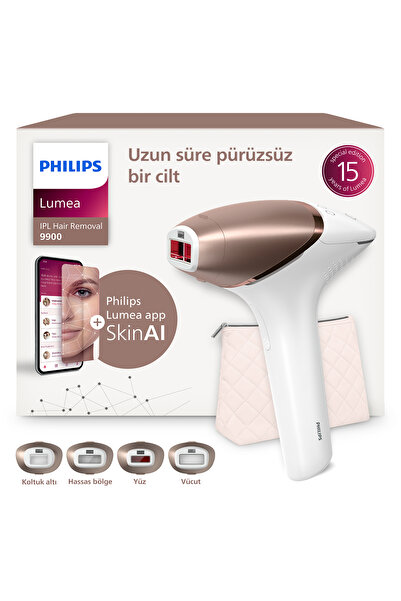 Philips Lumea 9900 Serisi BRI951/03 IPL Tüy Alma, SkinAI,Vücut,Yüz,Koltuk alt...